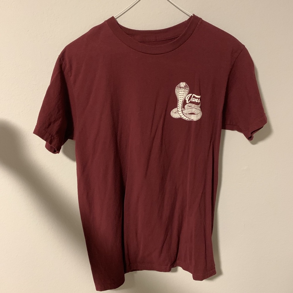 VANS t shirt red